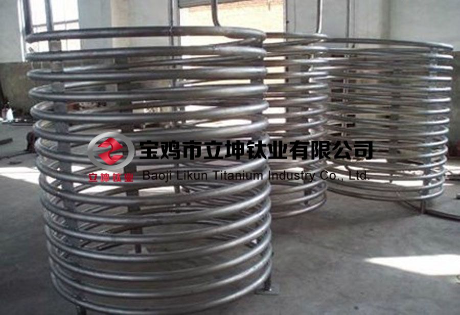 鈦管加熱器 鈦盤(pán)管